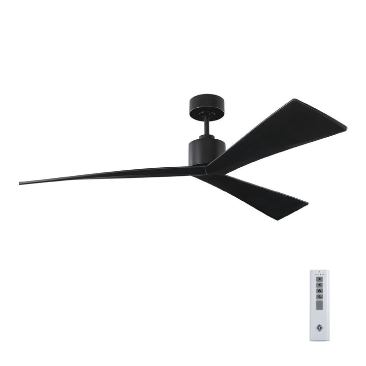 Visual Comfort Fan Canada - 3ADR60BKBK - 60"Ceiling Fan - Adler - Matte Black
