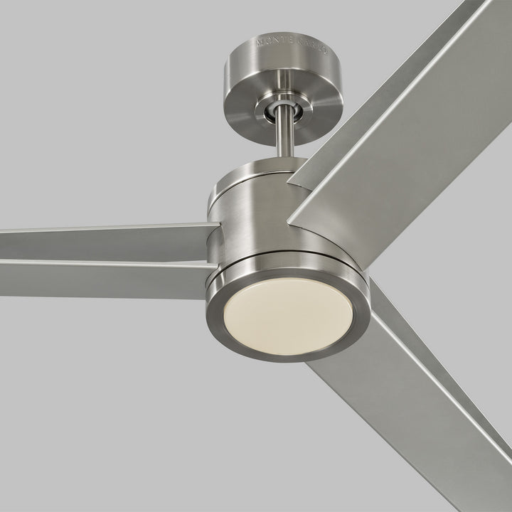 Visual Comfort Fan Canada - 3AMR60BSD - 60"Ceiling Fan - Armstrong - Brushed Steel