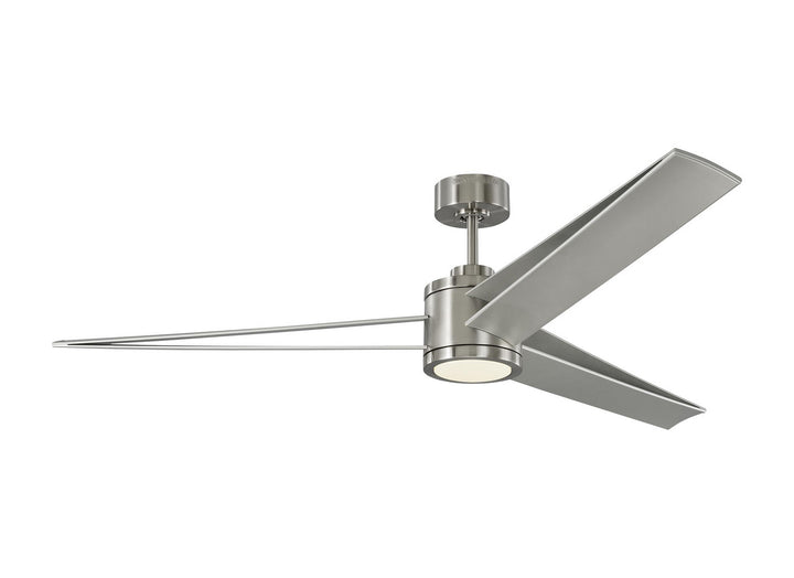 Armstrong 60"Ceiling Fan in Brushed Steel - available from The Lighting Shoppe, trusted by Canadian homeowners