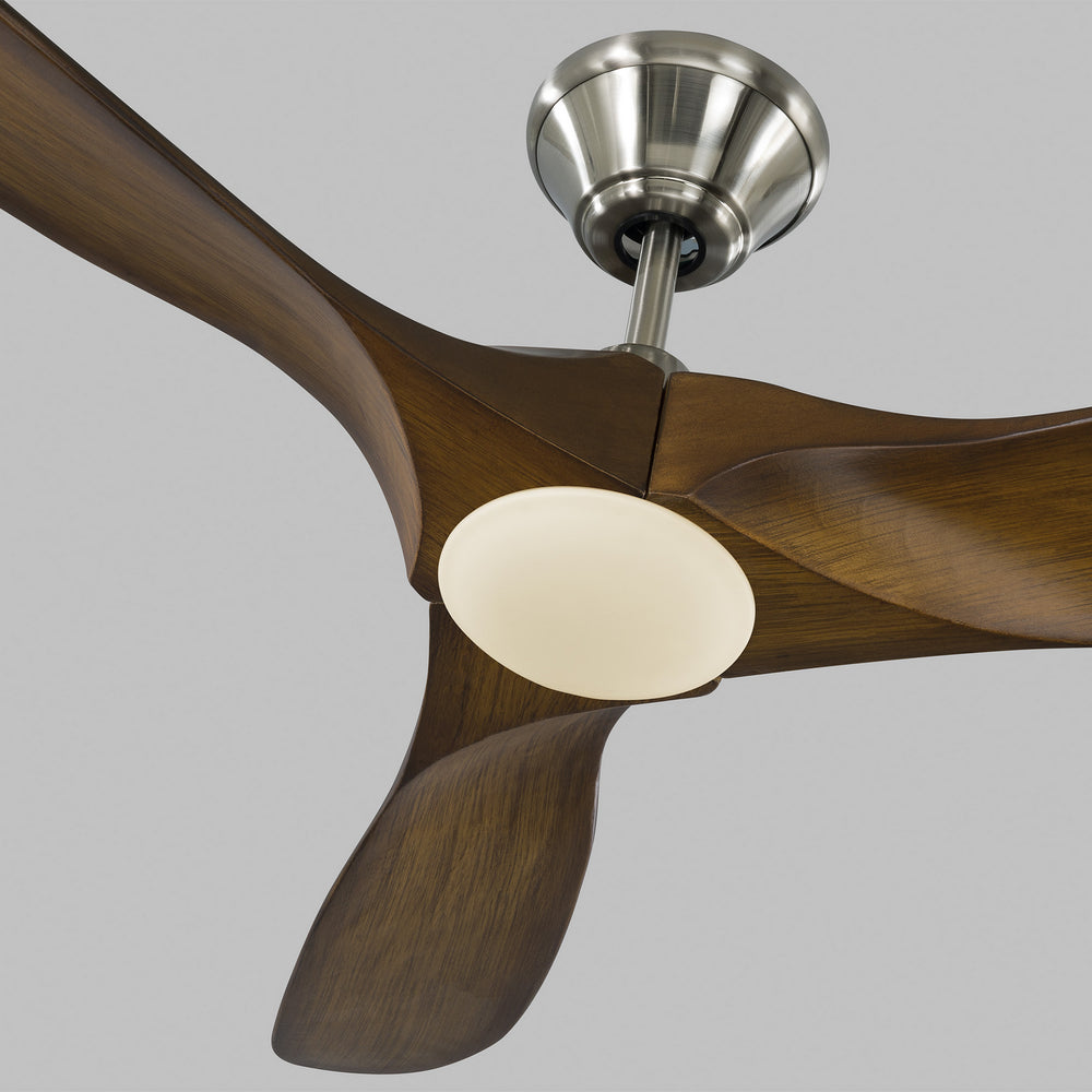Visual Comfort Fan Canada - 3MAVR52BSKOAD - 52"Ceiling Fan - Maverick - Brushed Steel
