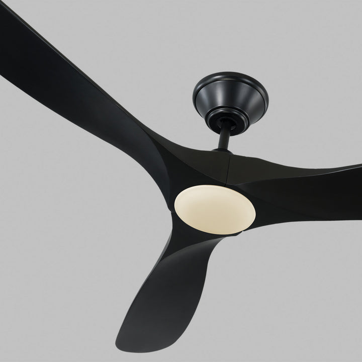 Visual Comfort Fan Canada - 3MAVR60BKBKD - 60"Ceiling Fan - Maverick - Matte Black