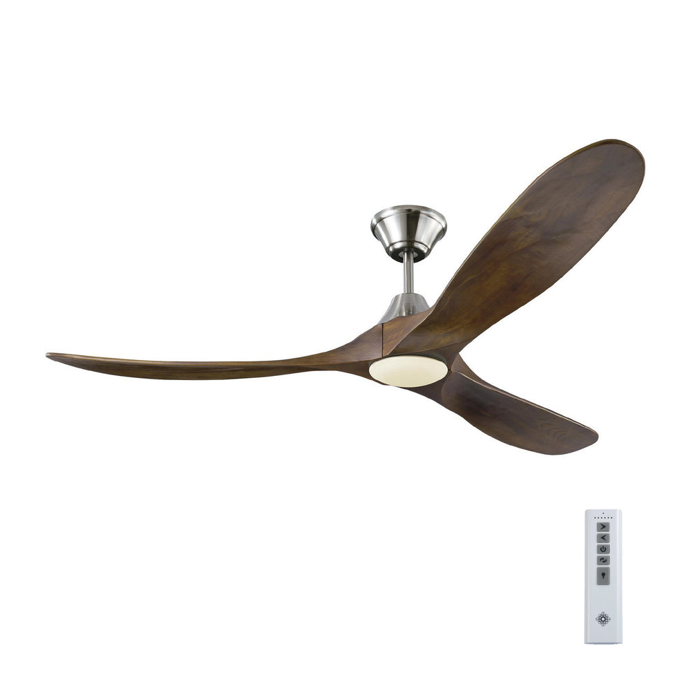 Visual Comfort Fan Canada - 3MAVR60BSD - 60"Ceiling Fan - Maverick - Brushed Steel