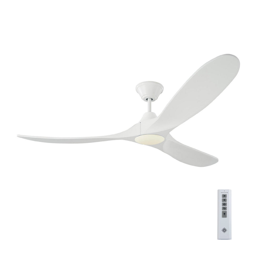 Visual Comfort Fan Canada - 3MAVR60RZWD - 60"Ceiling Fan - Maverick - Matte White