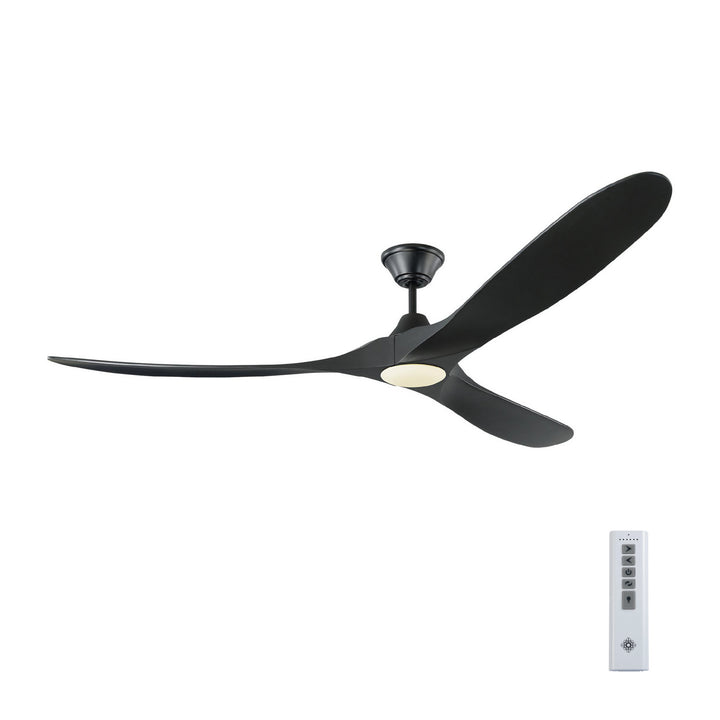 Visual Comfort Fan Canada - 3MAVR70BKBKD - 70"Ceiling Fan - Maverick - Matte Black