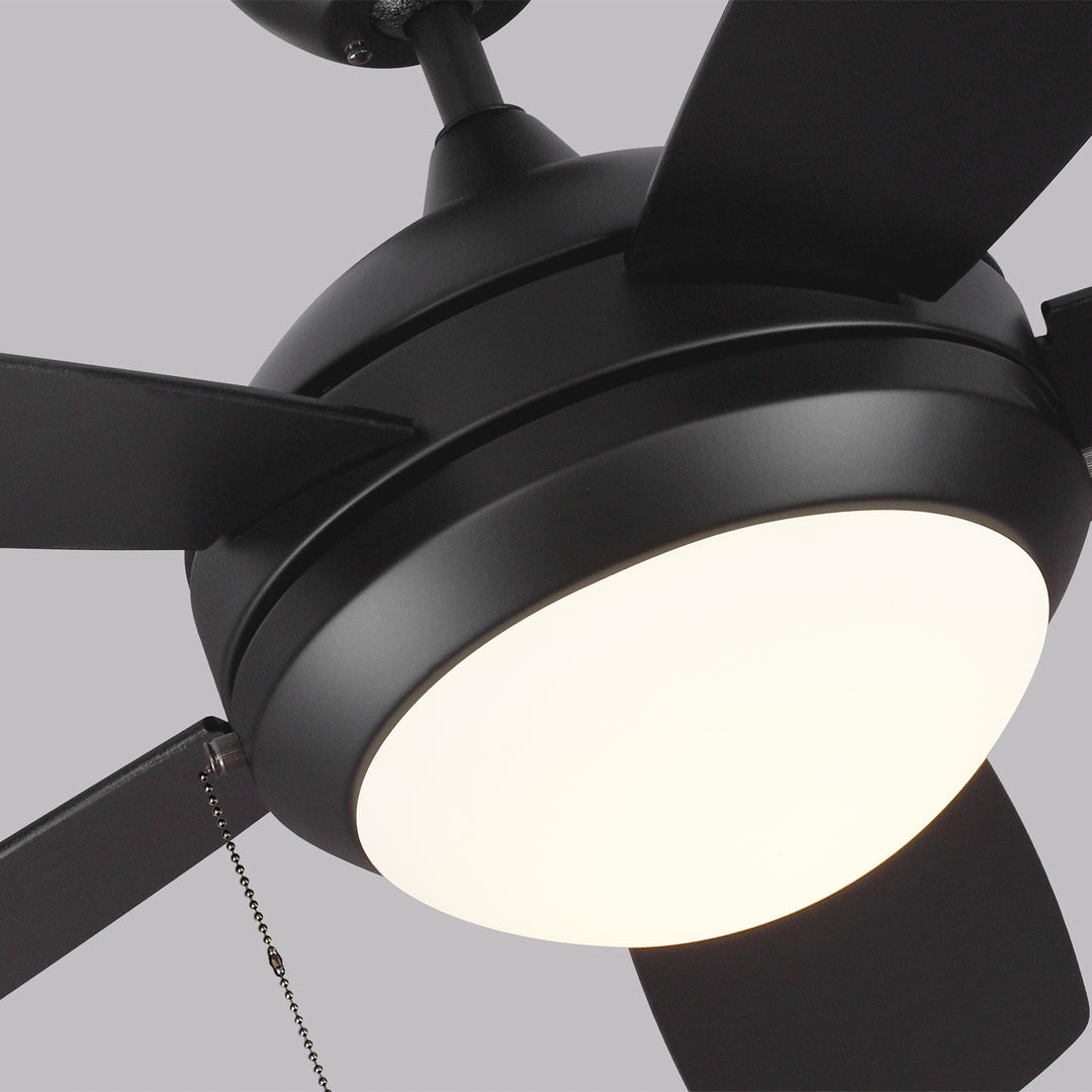 Generation Lighting Canada - 5DIC44BKD-V1 - 44" Ceiling Fan - Discus - Matte Black