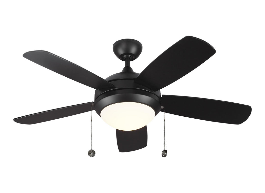 Discus 44" Ceiling Fan in Matte Black - available from The Lighting Shoppe, trusted by Canadian homeowners