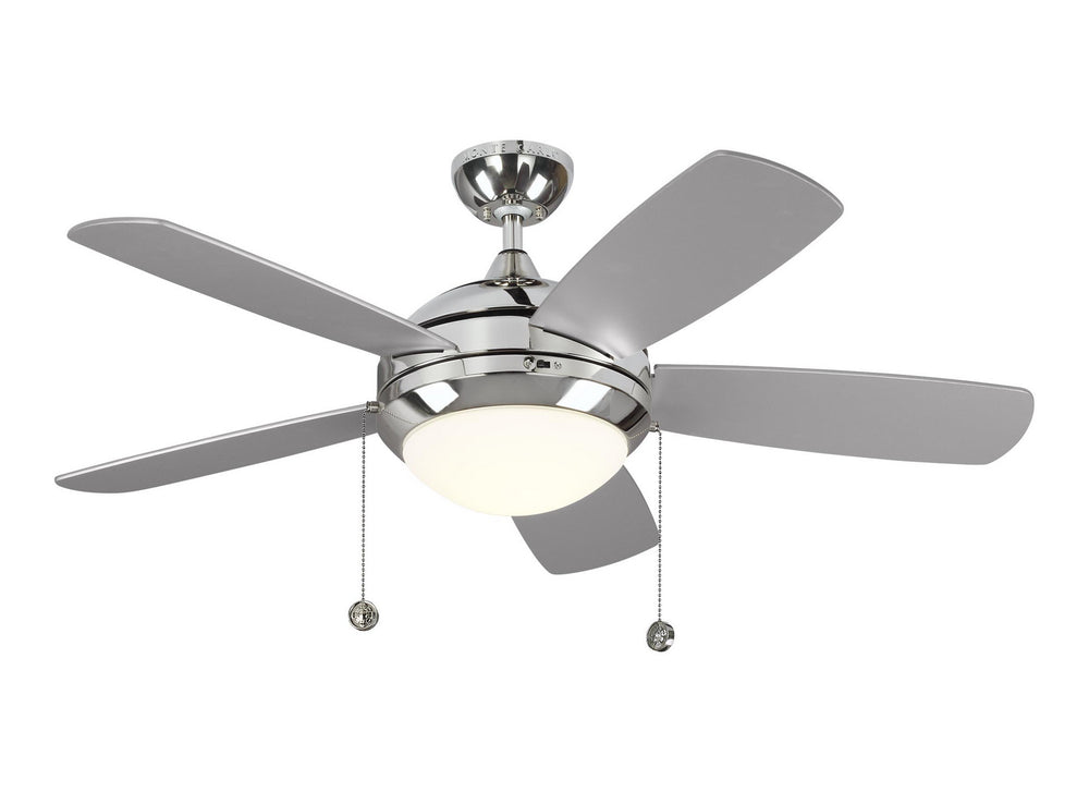 Generation Lighting Canada - 5DIC44PND-V1 - 44" Ceiling Fan - Discus - Polished Nickel