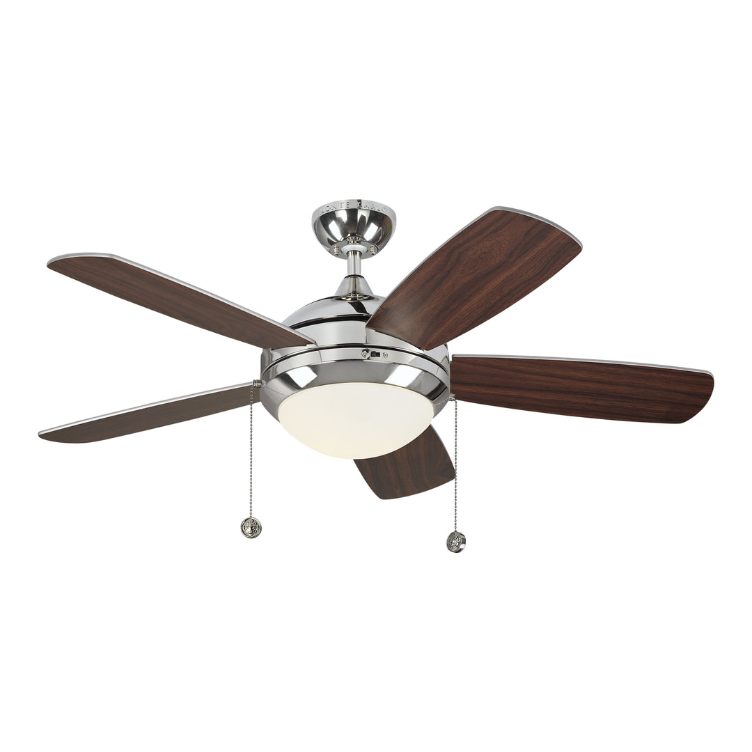 Discus 44" Ceiling Fan in Polished Nickel - available from The Lighting Shoppe, trusted by Canadian homeowners