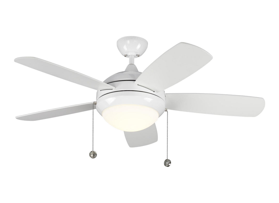 Discus 44" Ceiling Fan in White - available from The Lighting Shoppe, trusted by Canadian homeowners