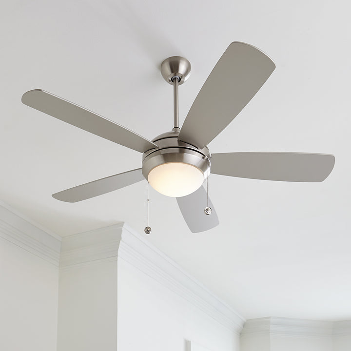 Generation Lighting Canada - 5DIC52BSD-V1 - 52" Ceiling Fan - Discus - Brushed Steel