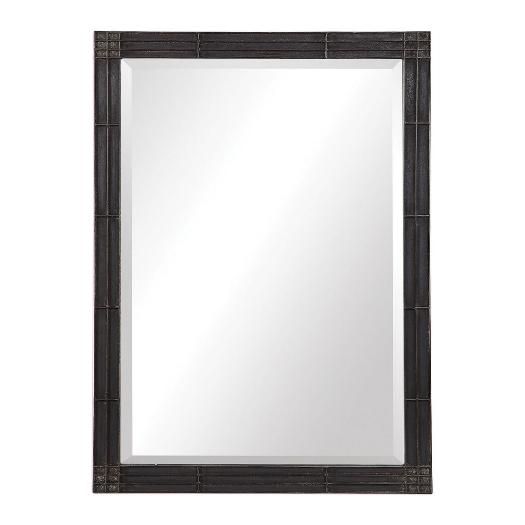Gower Mirror in Rustic Aged Black - available from The Lighting Shoppe, trusted by Canadian homeowners