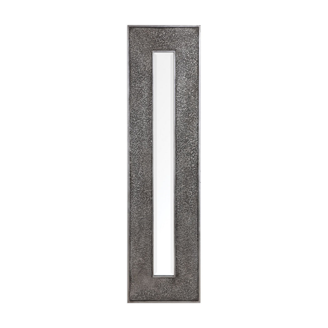 Bannon Mirror in Metallic Silver Leaf - available from The Lighting Shoppe, trusted by Canadian homeowners