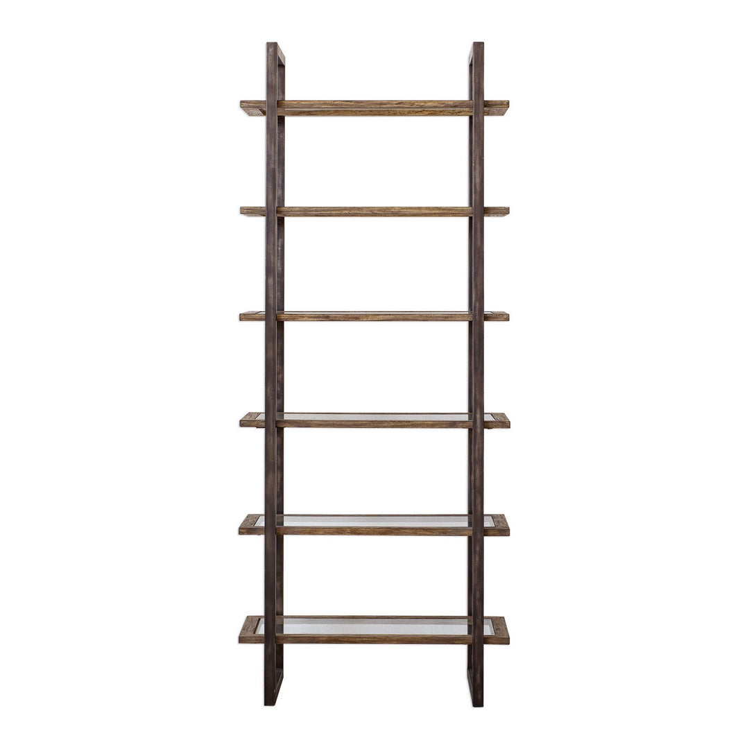 Olwyn Etagere in Aged Steel - available from The Lighting Shoppe, trusted by Canadian homeowners