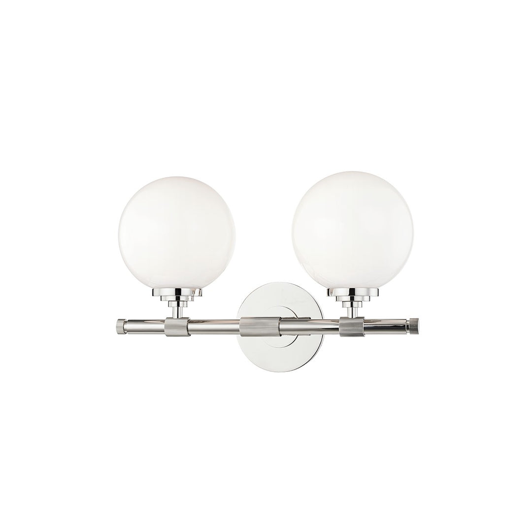 Hudson Valley Canada - 3702-PN - Two Light Bath Bracket - Bowery - Polished Nickel