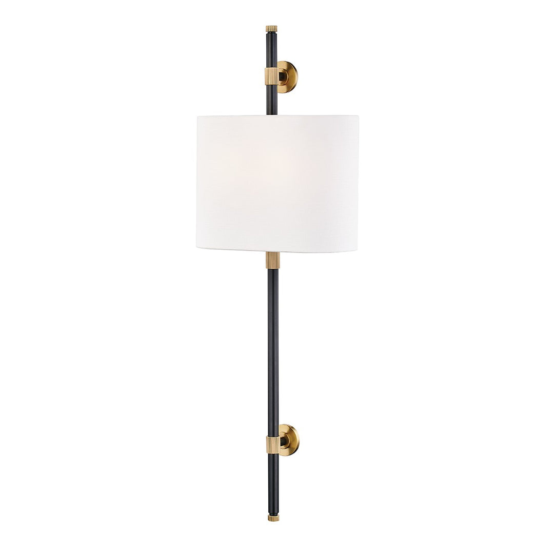 Hudson Valley Canada - 3722-AOB - Two Light Wall Sconce - Bowery - Aged Brass/Old Bronze