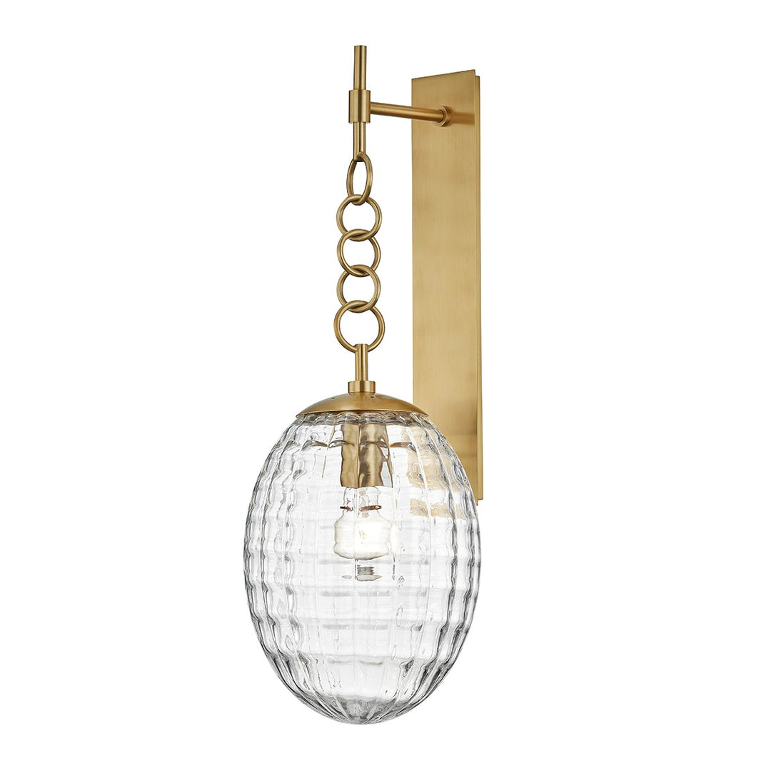 Hudson Valley Canada - 4900-AGB - One Light Wall Sconce - Venice - Aged Brass