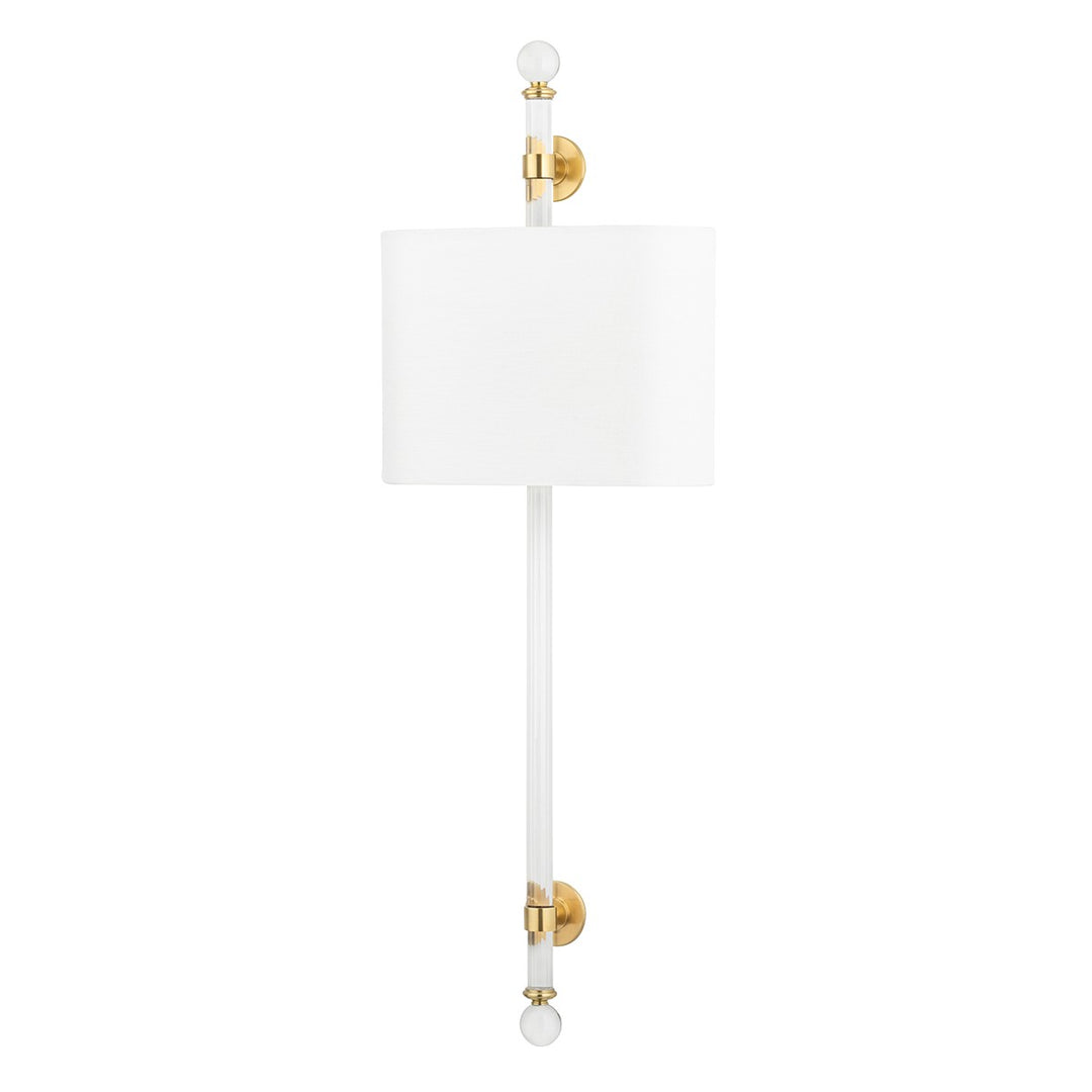 Hudson Valley Canada - 6122-AGB - Two Light Wall Sconce - Wertham - Aged Brass