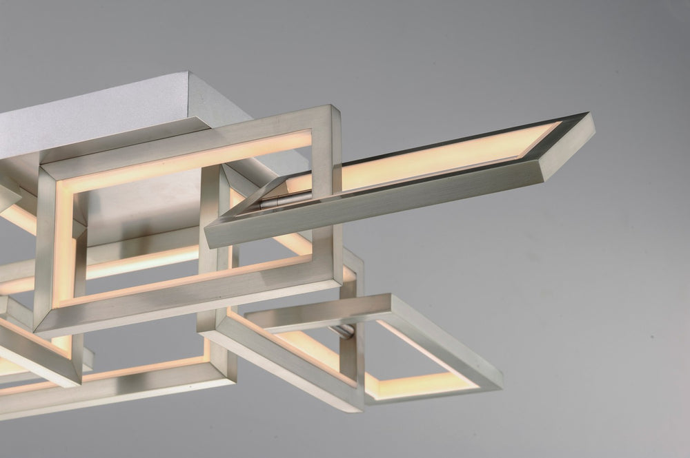 ET2 - E20352-SN - LED Flush Mount - Link - Satin Nickel