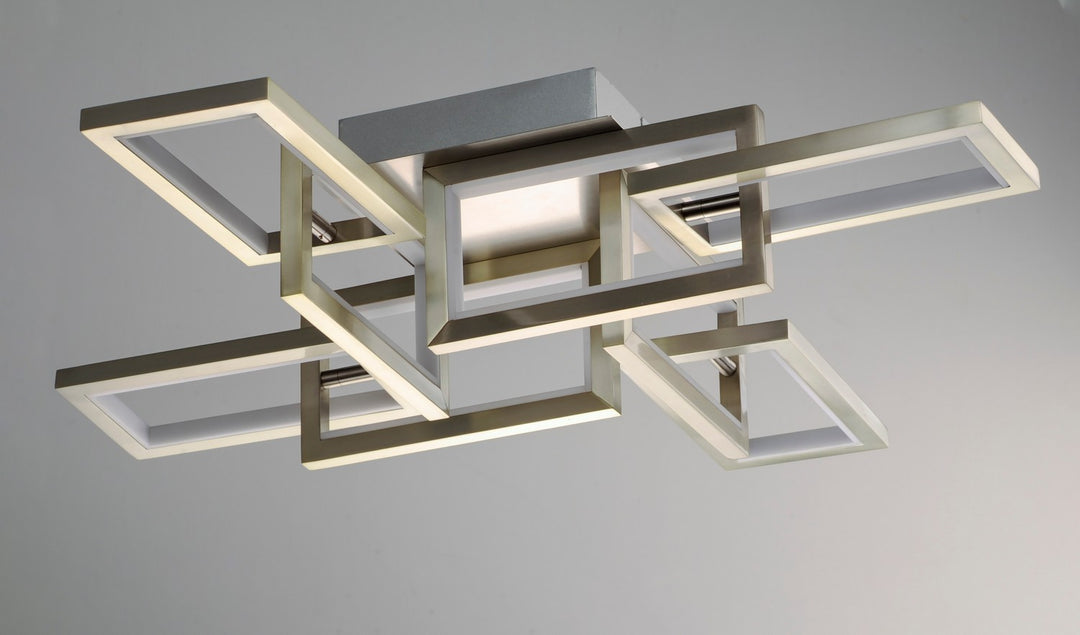 ET2 - E20352-SN - LED Flush Mount - Link - Satin Nickel