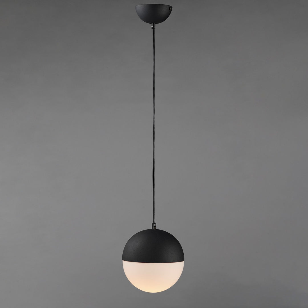 ET2 - E20361-92BK - LED Mini Pendant - Half Moon - Black