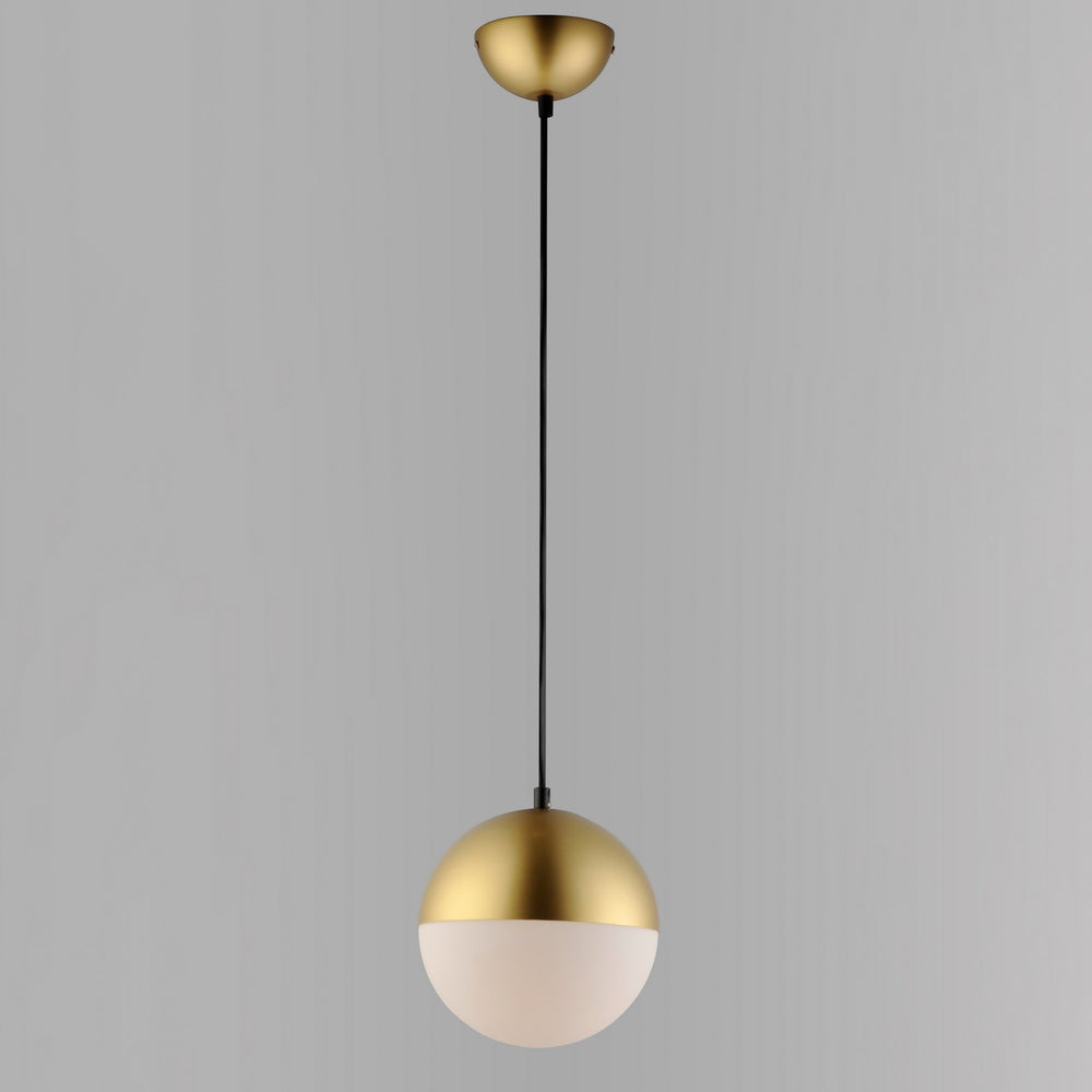 ET2 - E20361-92MG - LED Mini Pendant - Half Moon - Metallic Gold