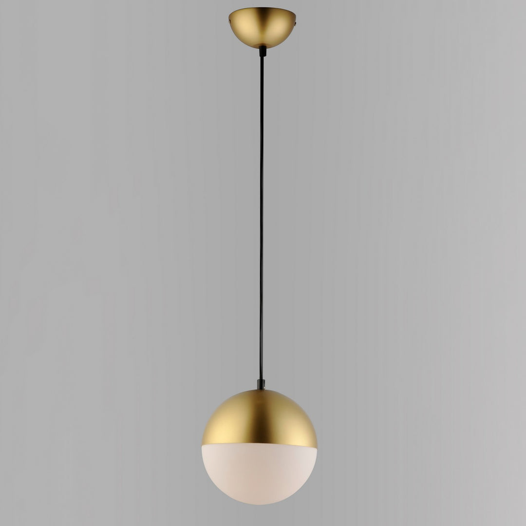 ET2 - E20361-92MG - LED Mini Pendant - Half Moon - Metallic Gold