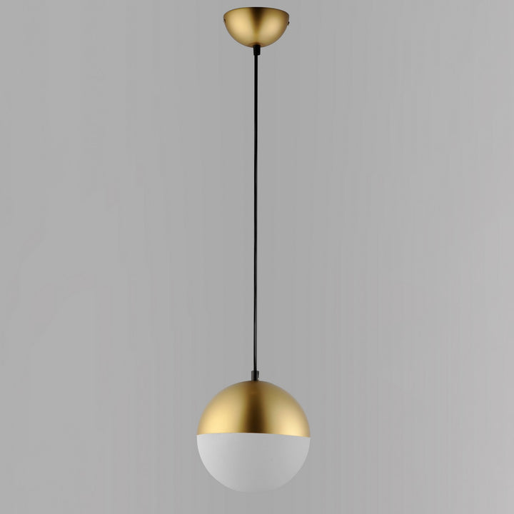 ET2 - E20361-92MG - LED Mini Pendant - Half Moon - Metallic Gold
