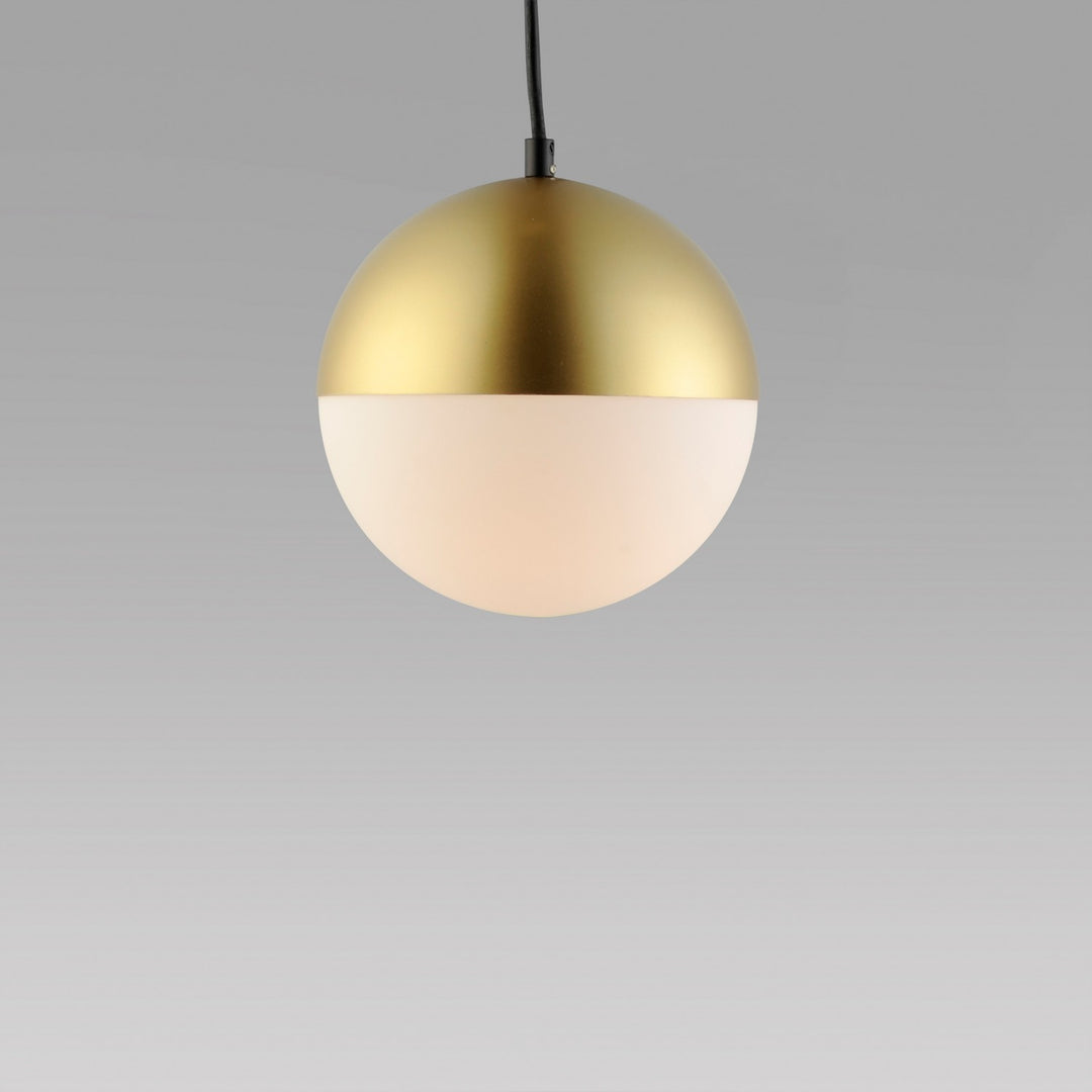 ET2 - E20361-92MG - LED Mini Pendant - Half Moon - Metallic Gold