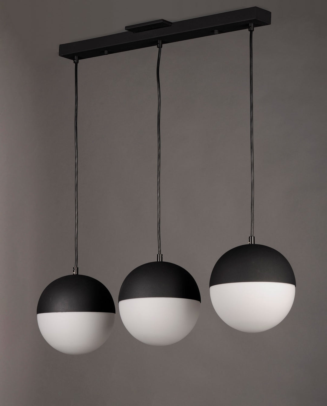 ET2 - E20363-92BK - LED Pendant - Half Moon - Black