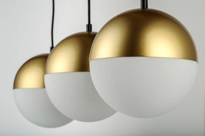 ET2 - E20363-92MG - LED Pendant - Half Moon - Metallic Gold