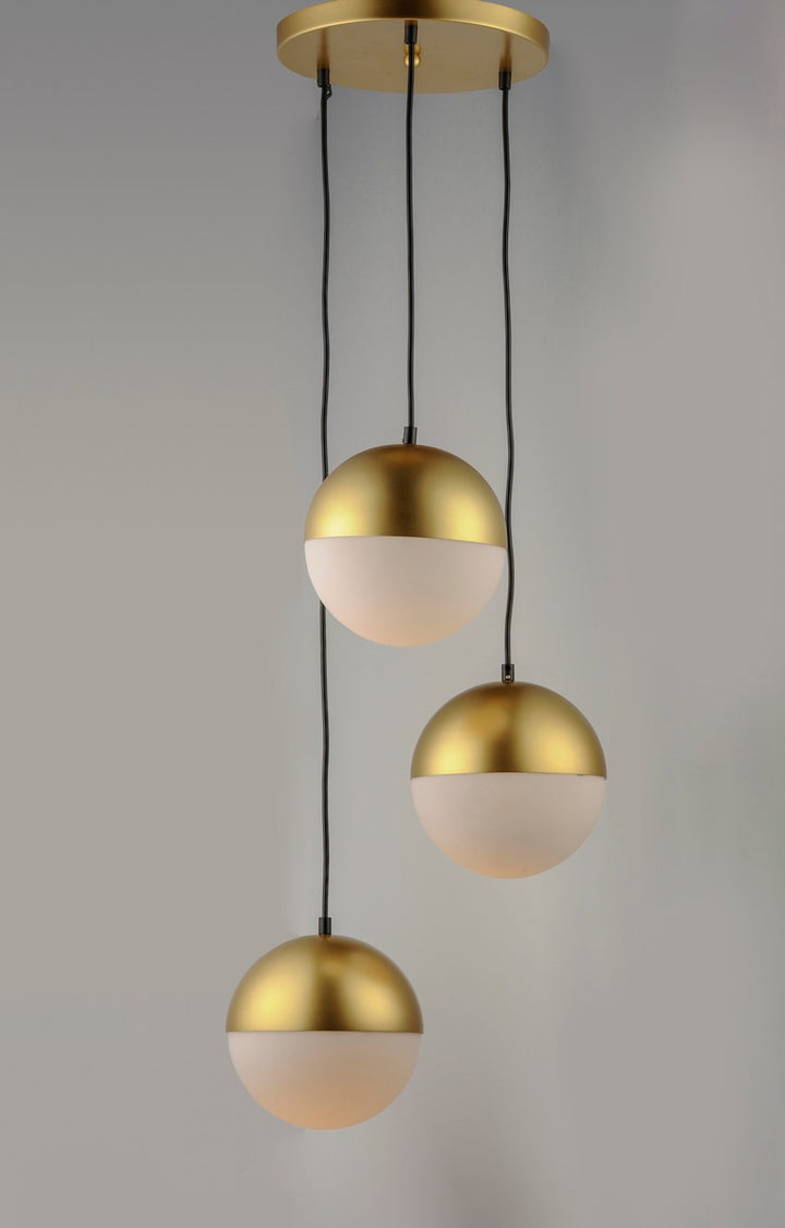 ET2 - E20364-92MG - LED Pendant - Half Moon - Metallic Gold