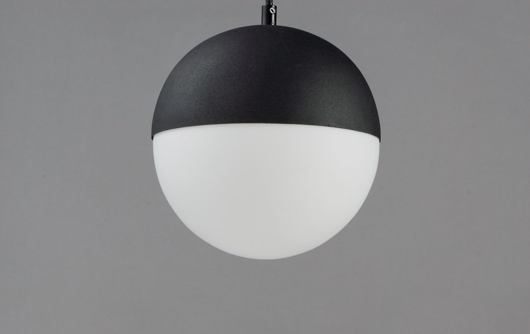 ET2 - E20366-92BK - LED Pendant - Half Moon - Black