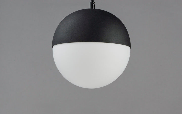 ET2 - E20366-92BK - LED Pendant - Half Moon - Black