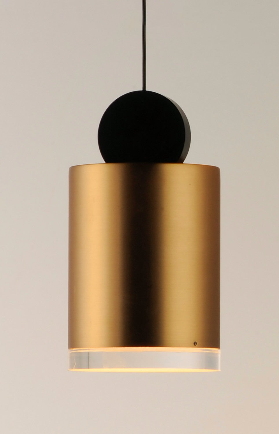 ET2 - E20862-75BKGLD - LED Pendant - Nob - Black / Gold