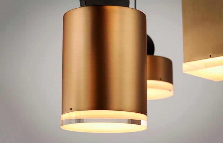 ET2 - E20862-75BKGLD - LED Pendant - Nob - Black / Gold