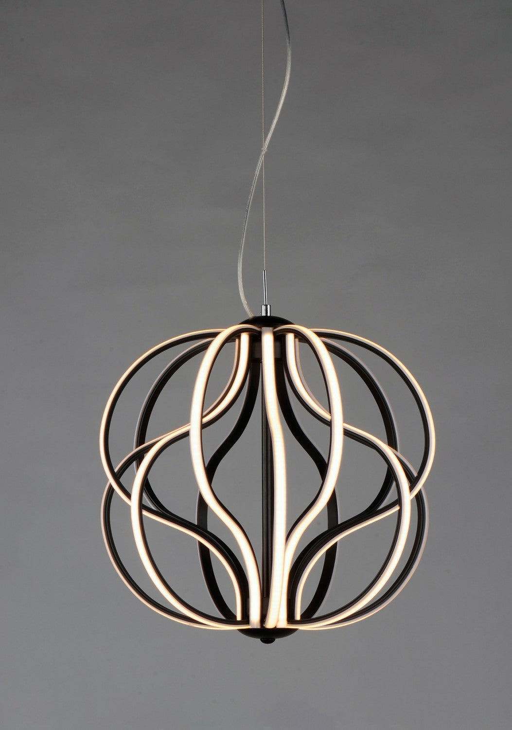 ET2 - E21174-BK - LED Pendant - Aura - Black