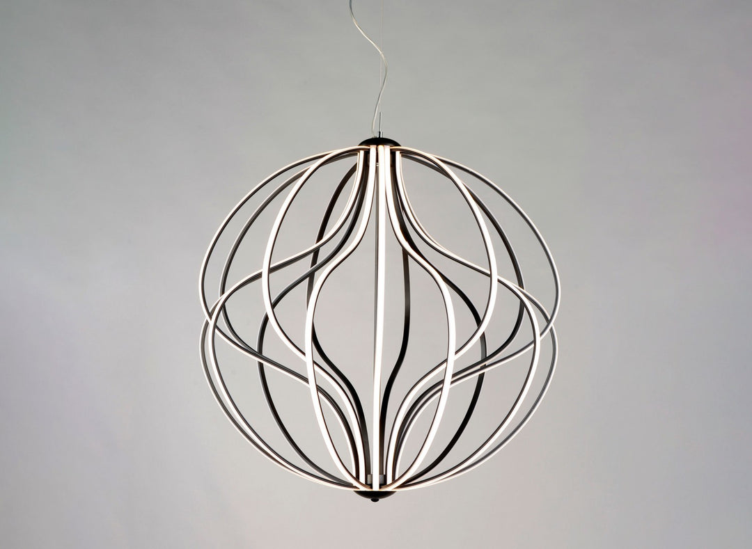 ET2 - E21178-BK - LED Pendant - Aura - Black