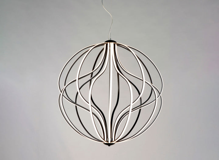 ET2 - E21178-BK - LED Pendant - Aura - Black