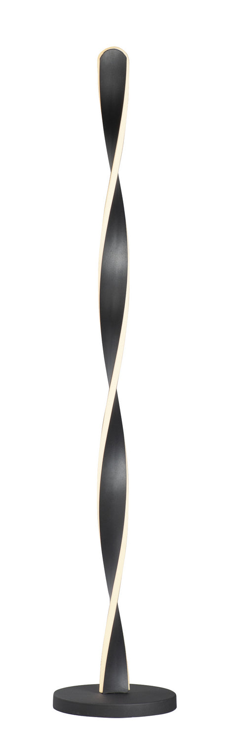 Pirouette LED Floor Lamp in Black - available from The Lighting Shoppe, trusted by Canadian homeowners