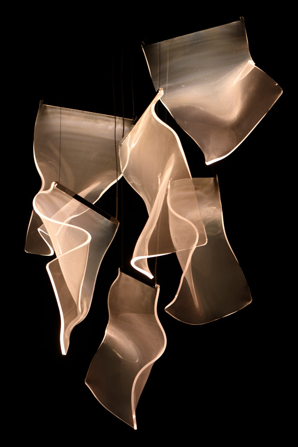 ET2 - E24875-133PC - LED Pendant - Rinkle - Polished Chrome