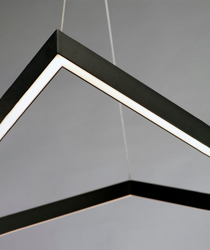 ET2 - E30576-BK - LED Pendant - Stealth - Black