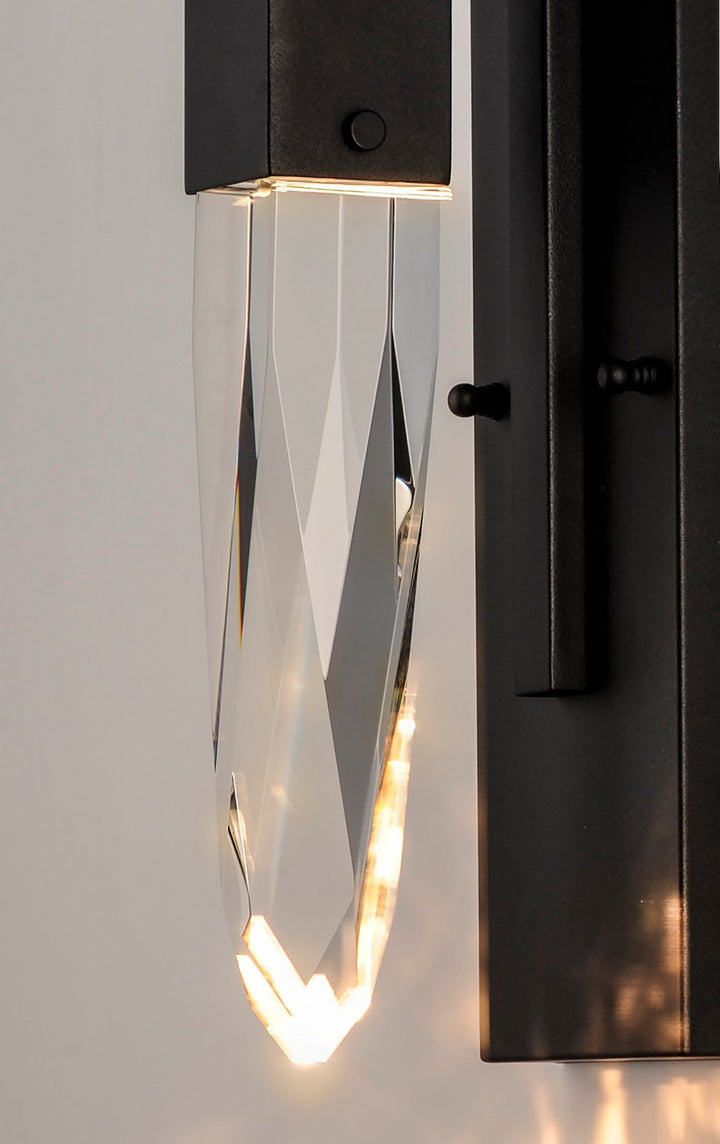 ET2 - E31240-20BK - LED Bath Vanity - Quartz - Black