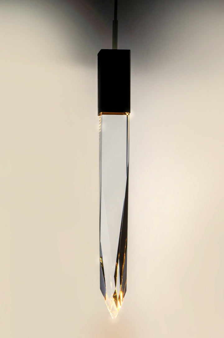 ET2 - E31241-20BK - LED Mini Pendant - Quartz - Black