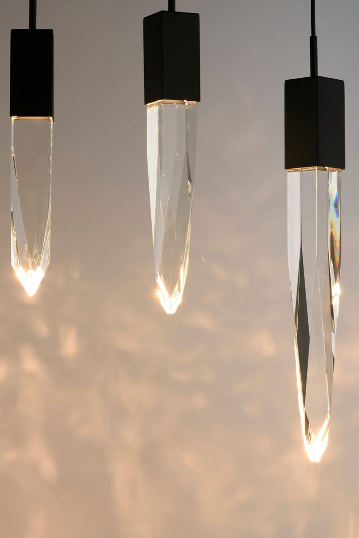 ET2 - E31243-20BK - LED Pendant - Quartz - Black
