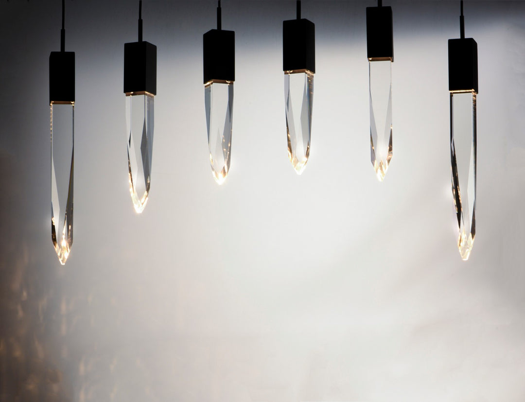 ET2 - E31245-20BK - LED Pendant - Quartz - Black