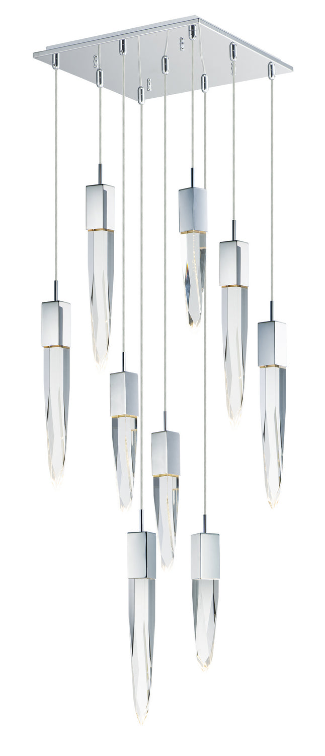 ET2 - E31246-20PC - LED Pendant - Quartz - Polished Chrome