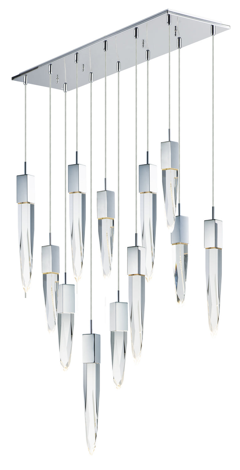 ET2 - E31248-20PC - LED Pendant - Quartz - Polished Chrome