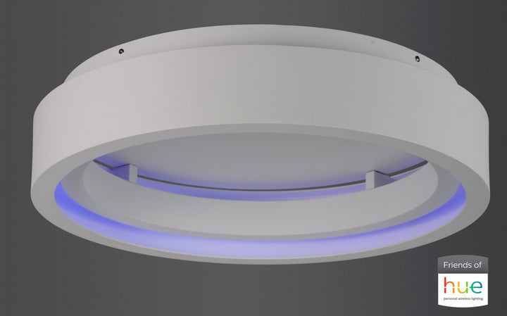 ET2 - E35001-MW - LED Flush Mount - iCorona FoH - Matte White