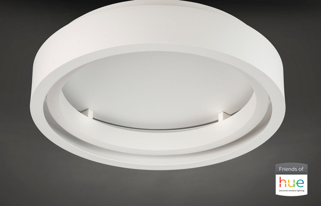 ET2 - E35001-MW - LED Flush Mount - iCorona FoH - Matte White
