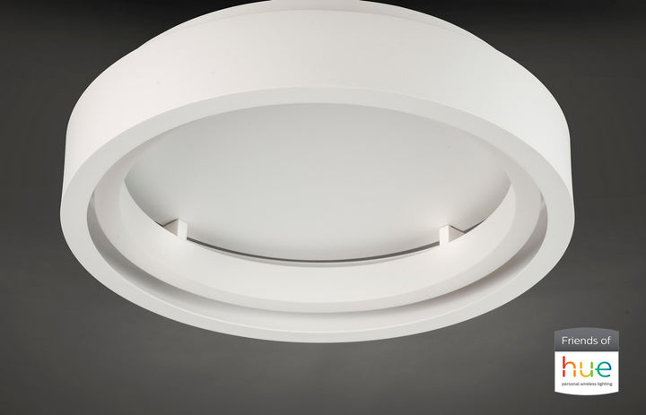 ET2 - E35001-MW - LED Flush Mount - iCorona FoH - Matte White